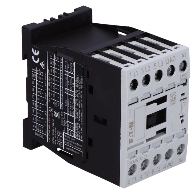 kontaktor 5, 5kW/400V, ellenőrzés 24VDC DILM12-10-EA(24VDC)
