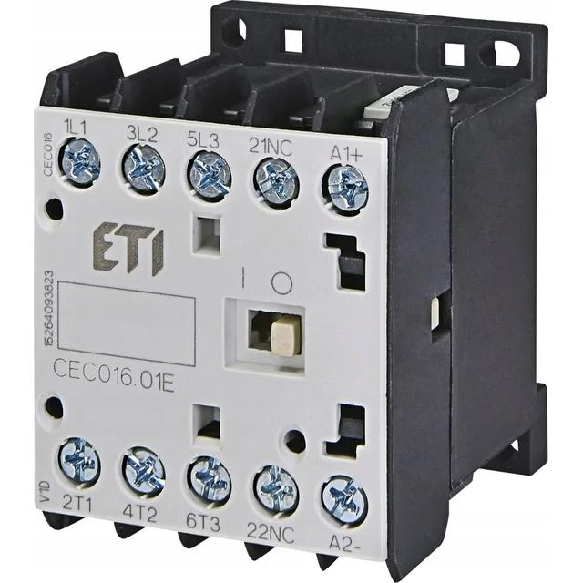 Контактор за двигател Etipo ETI Polam 004641107 миниатюрен CEC016.01 24V-DC