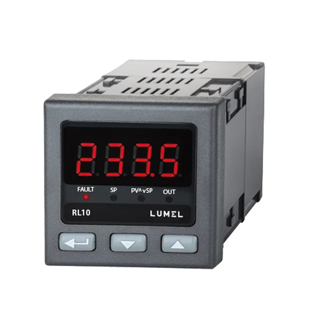 Контролер Lumel RL10 00E0, RTD, TC, -200...1767°C, релеен изход, 1x230 V a.c.