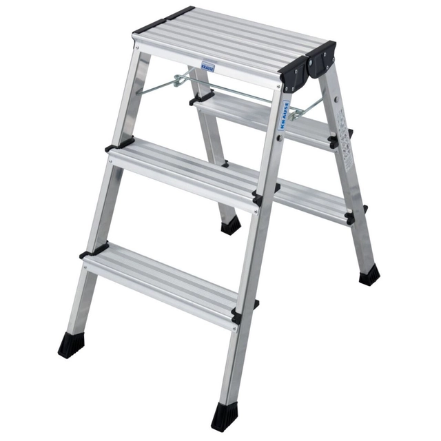 Krause Folding Ladder 130068 Silver Aluminum