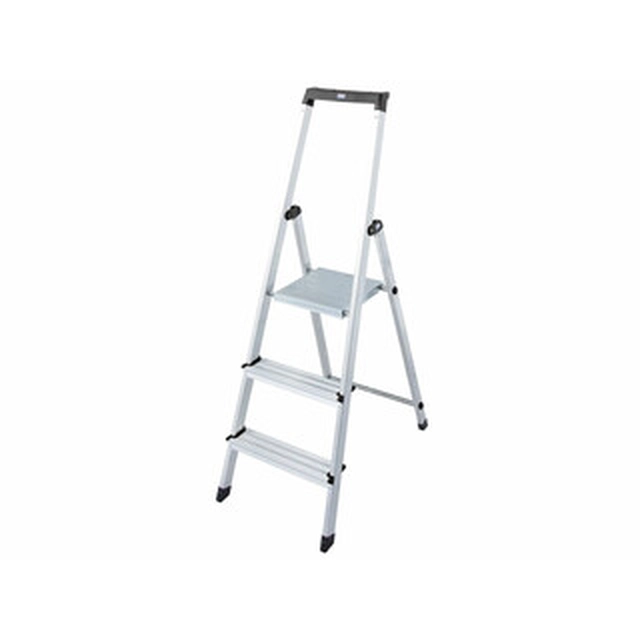 Krause household stepladder Number of steps: 3 pcs | Podium height: 0,65 | Aluminum