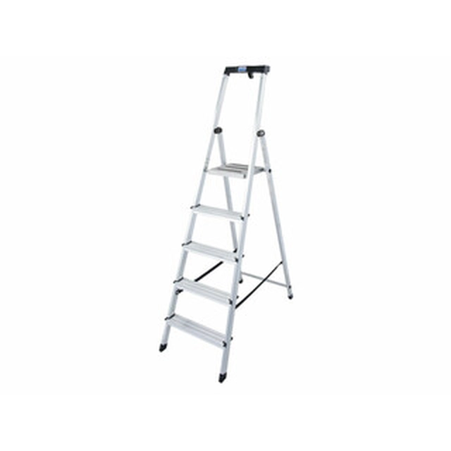 Krause household stepladder Number of steps: 5 pcs | Podium height: 1,05 | Aluminum