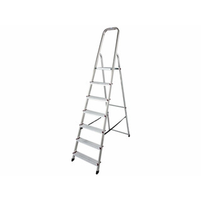 Krause household stepladder Number of steps: 7 pcs | Podium height: 1,4 | Aluminum