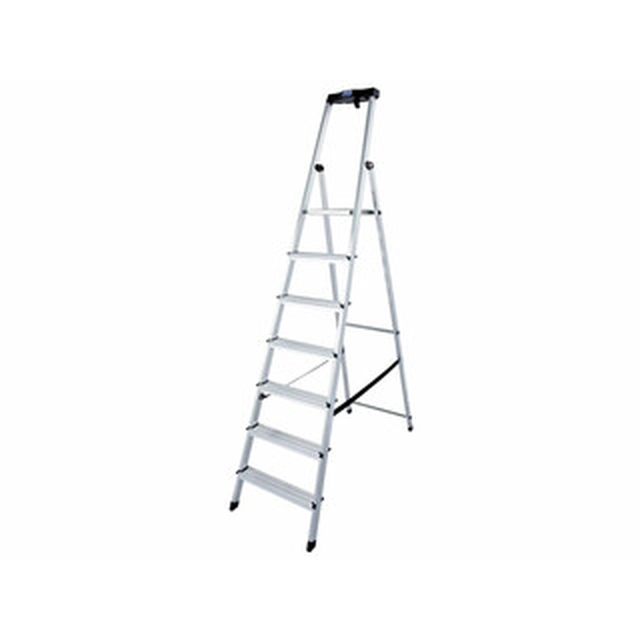 Krause household stepladder Number of steps: 7 pcs | Podium height: 1,5 | Aluminum