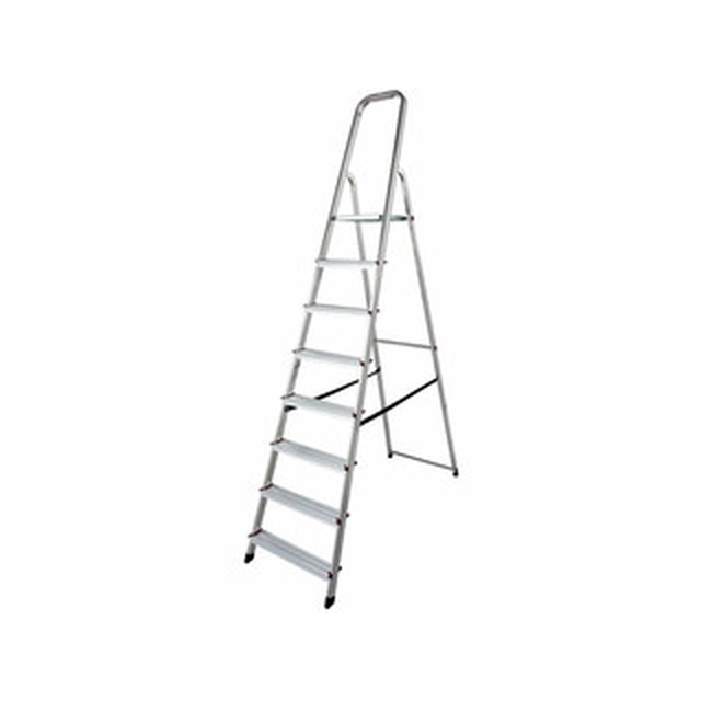 Krause household stepladder Number of steps: 8 pcs | Podium height: 1,65 | Aluminum