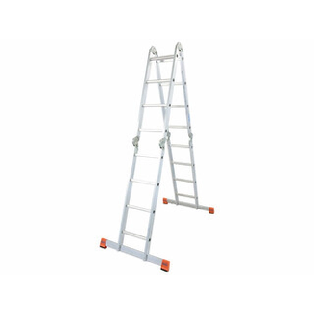 Krause MultiMatic four-part articulated multi-purpose ladder 4x4