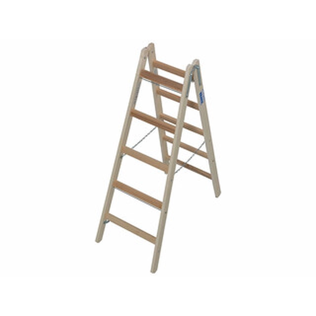 Krause wooden standing ladder 2 x 5 degrees | 1,45 m