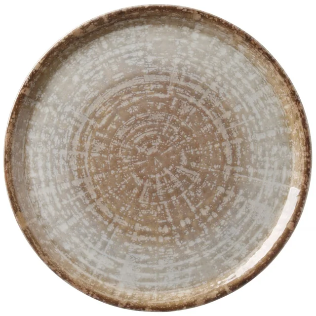 Krétsky tanier na pizzu vyrobený z odolného porcelánu. 330 x 18 mm - sada 6 ks.