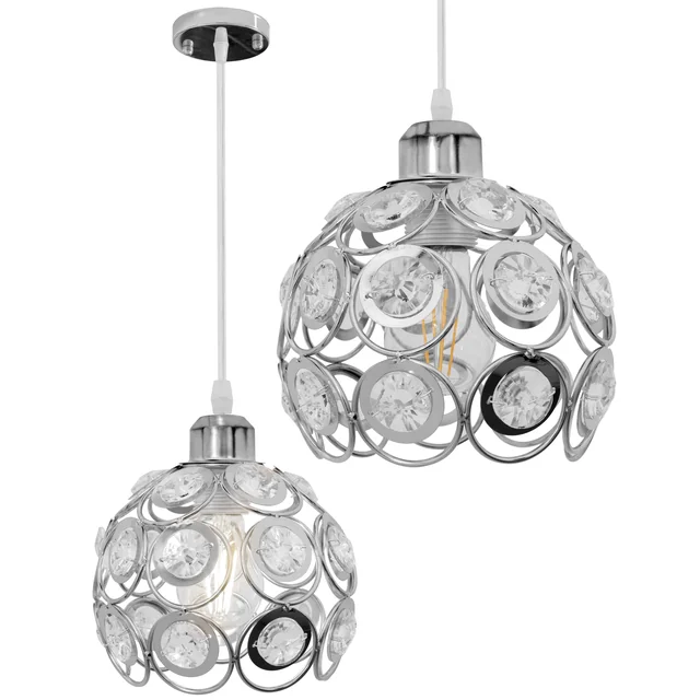 KRISTALL-LAED RIPUTATAVA LAMP APP207-1C KROOM