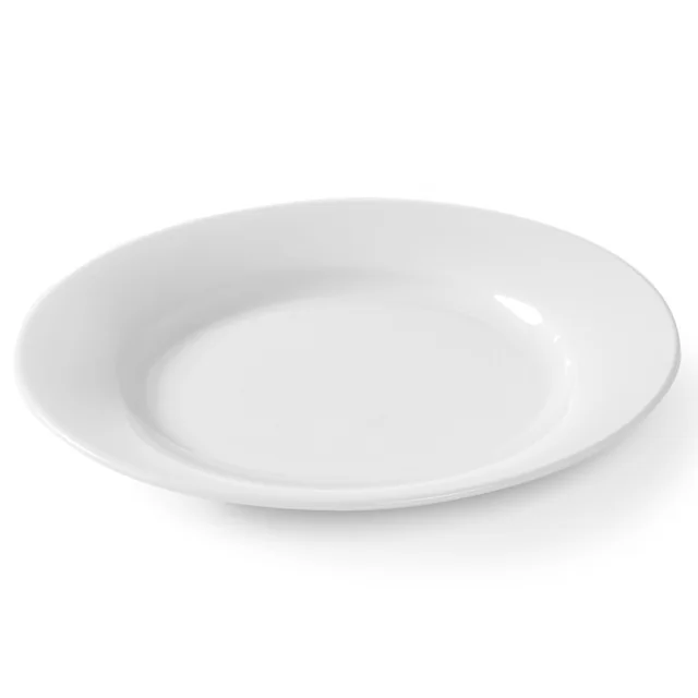 Krožnik OPTIMA beli porcelan diam. 240mm set 12szt. - Hendi 770870