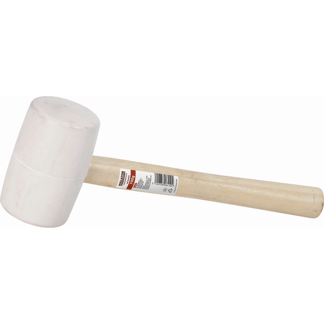 KRT904005 - Rubber stick white 700g - Wooden handle