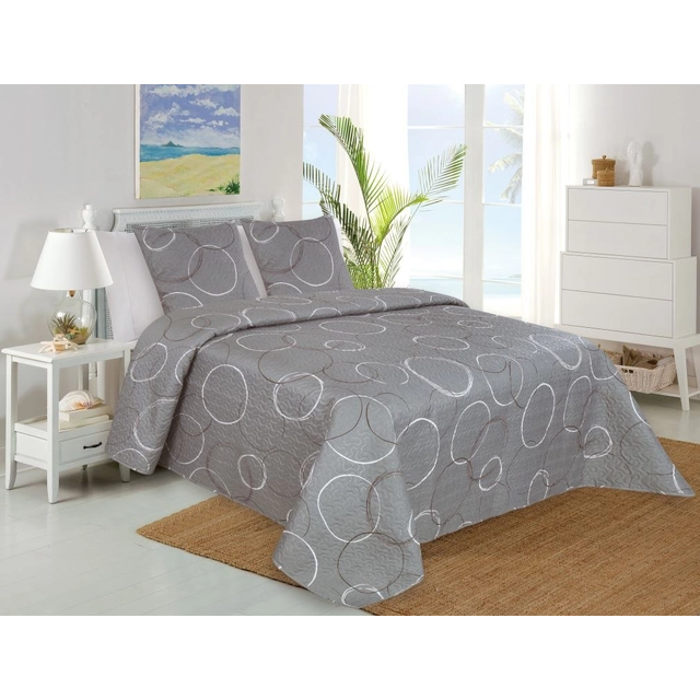 KRUHY bedspread 220x240 cm +2 pillowcases