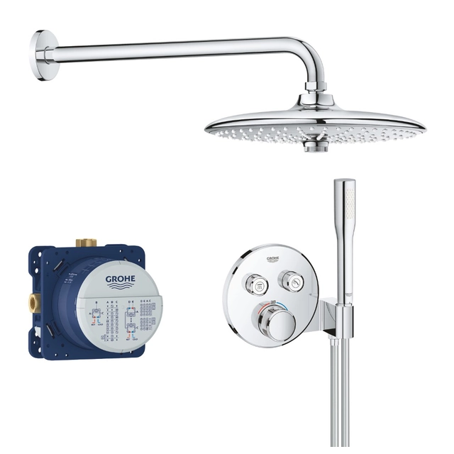 Κρυφό σετ ντους Grohe, Grohtherm SmartControl Perfect