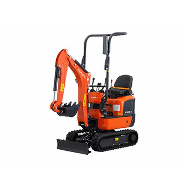 Kubota K008 мини багер 7,6 kW | 719 cm³ | Дълбочина на копаене: 1720 мм