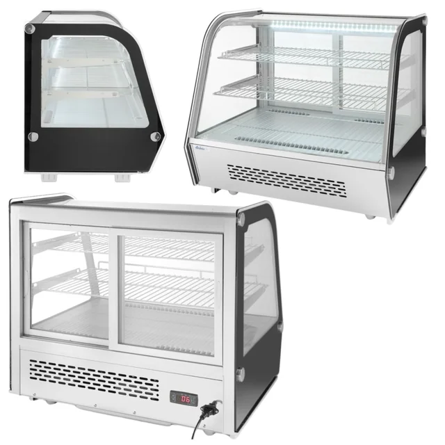 Kühlvitrine für die Gastronomie 120l 707x570x680 Hendi 233702