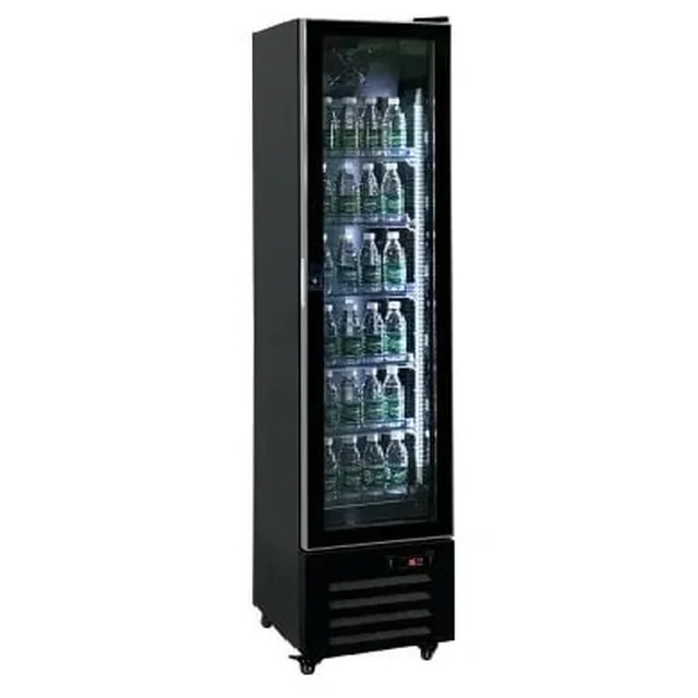 Kühlvitrine mit Glas 220L SLIM RB-220HB