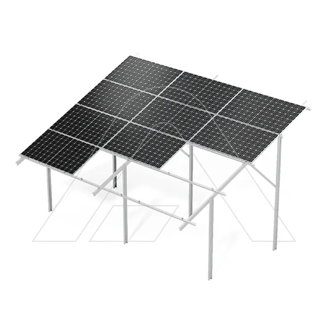 KWH.UN-0006 Konstrukcja wsporcza gruntowa uniwersalna wolnostojąca 4x6 układ POZIOMY (MODUŁ OD DŁUGOŚCI 1722MM DO 2279M SZEROKOŚĆ 1130-1140MM )