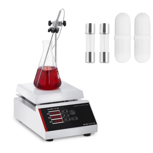 Laboratorinė magnetinė maišyklė 220deg;C laikmatis + maišyklės