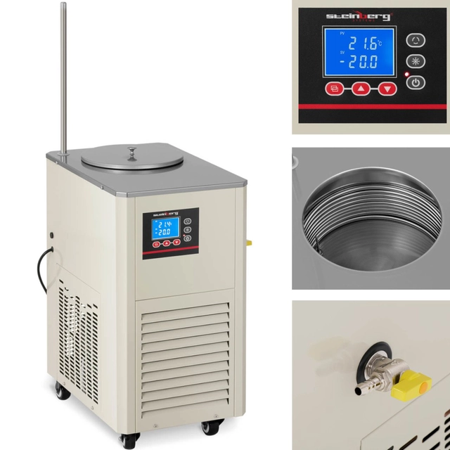 Laboratoriumkoelcirculatiepomp voor temperatuurregeling -20 - 20 C 20 l/min 726 W