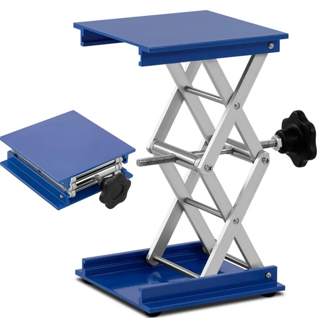 Laboratory scissor lift 15 x 15 cm to 15 kg