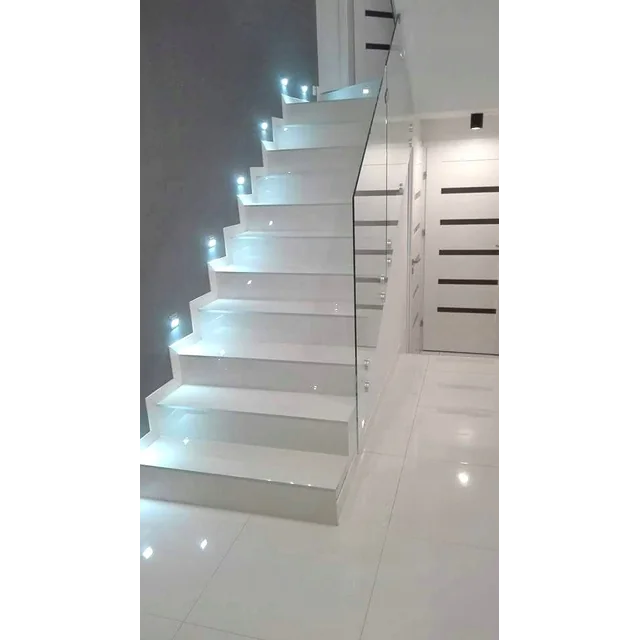 Ladrilhos BRANCOS lisos e brilhantes para escadas 120x30 alto brilho NOVO
