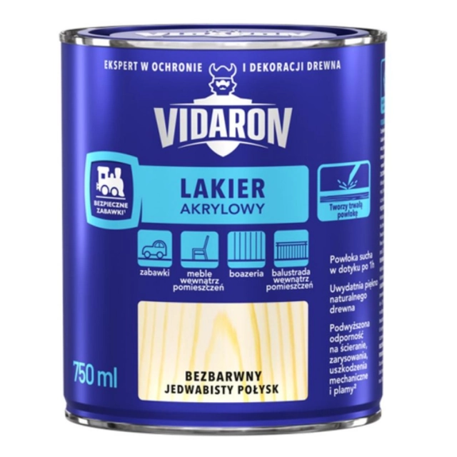 Lakier akrylowy bezbarwny 0,4l VIDARON