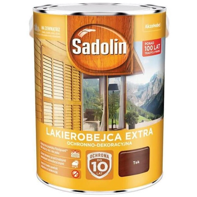 Lakierobejca do drewna Sadolin Extra tek 2,5 l