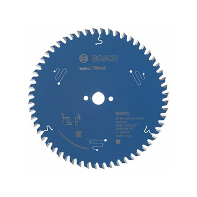 Lama per sega circolare Bosch 184 x 16 mm | numero di denti: 56 db | larghezza di taglio: 2,6 mm