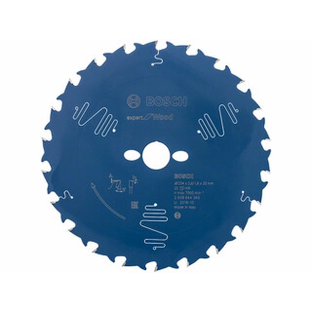 Lama per sega circolare Bosch 254 x 30 mm | numero di denti: 22 db | larghezza di taglio: 2,6 mm