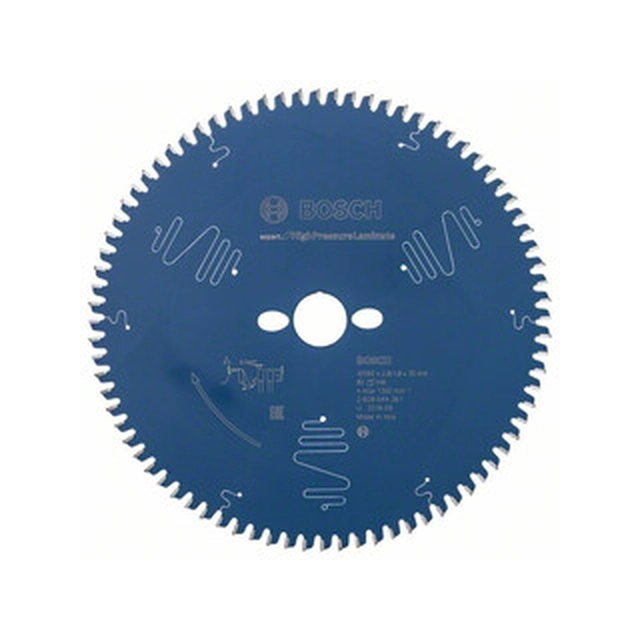 Lama per sega circolare Bosch 260 x 30 mm | numero di denti: 80 db | larghezza di taglio: 2,8 mm