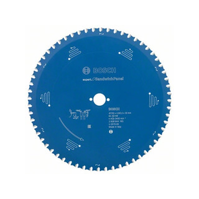 Lama per sega circolare Bosch 350 x 30 mm | numero di denti: 60 db | larghezza di taglio: 2,9 mm