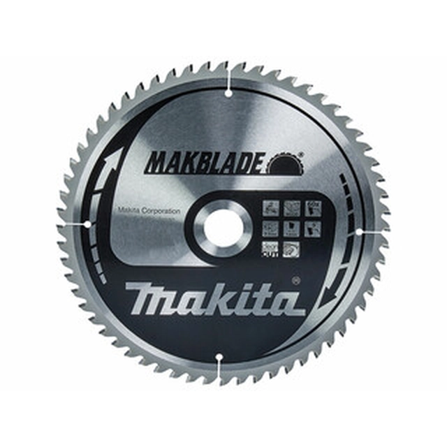 Lame de scie circulaire Makita 260 x 30 mm | nombre de dents : 60 db | largeur de coupe : 2,3 mm