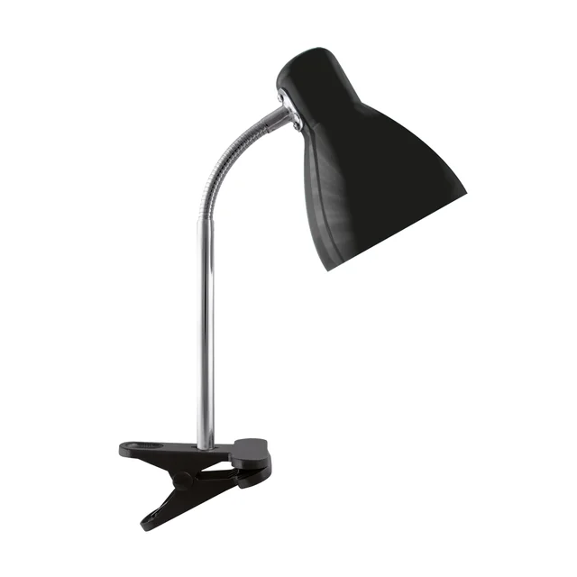 Lampă de birou KATI E27 BLACK CLIP