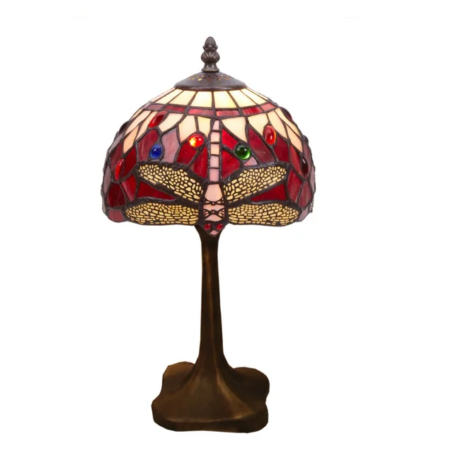 Lampă de masă Viro Belle Zinc roșu 60 W 20 x 37 x 20 cm