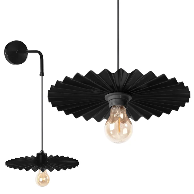 LAMPĂ LAMPĂ APP1355-1W Negru 30 cm