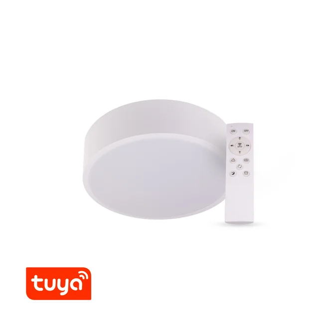 Lampă LED T-LED SMART Tuya RENDO 24W CCT alb rotund Varianta: Lampă LED SMART Tuya RENDO 24W CCT alb rotund, Culoare_luminoasă: CCT