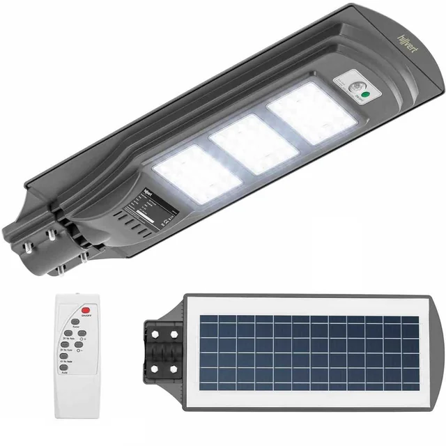 Lampa solarna miejska uliczna af czujnikiem ruchu i zmierzchu 60 x LED 300 W PILOT