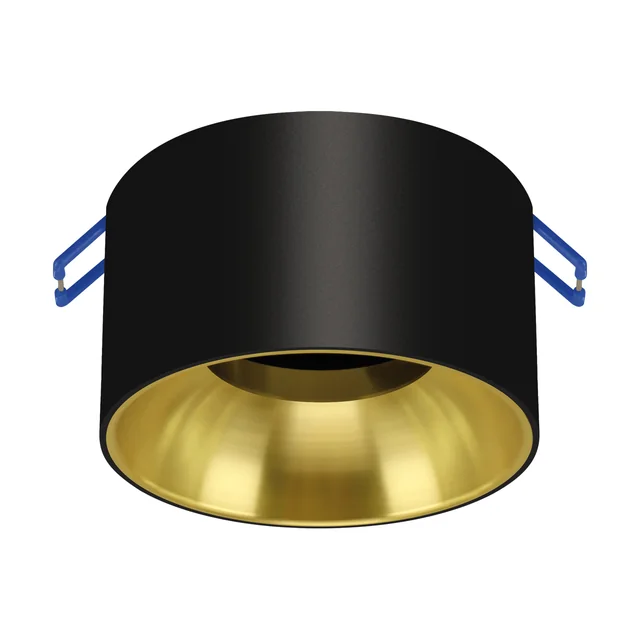 Lampă spot rotundă PANAMA C BLACK/GOLDEN