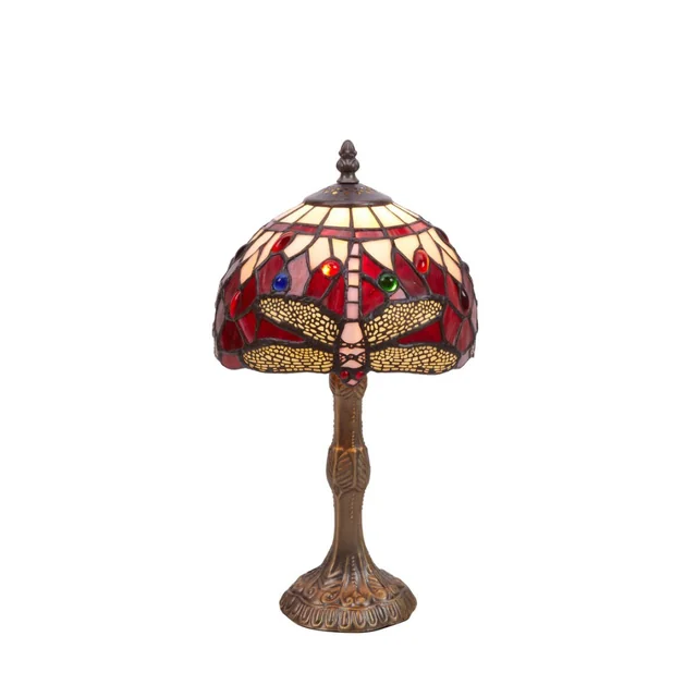 Lampa stołowa Viro Belle Rouge Kasztanowy Cynk 60 W 20 x 37 x 20 cm