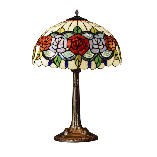 Lampa stołowa Viro Rosy Wielokolorowy Cynk 60 W 40 x 60 x 40 cm