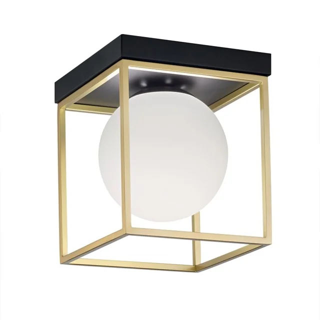 Lampa sufitowa plafon APP1166-1C Gold White