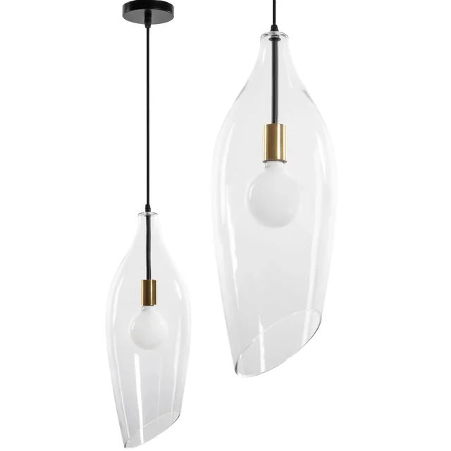 Lampa Sufitowa Szklana Modern APP892-1CP