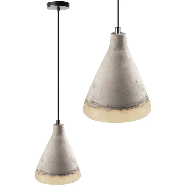 Lampa Sufitowa Wisząca Cementowa Loft APP494-1CP