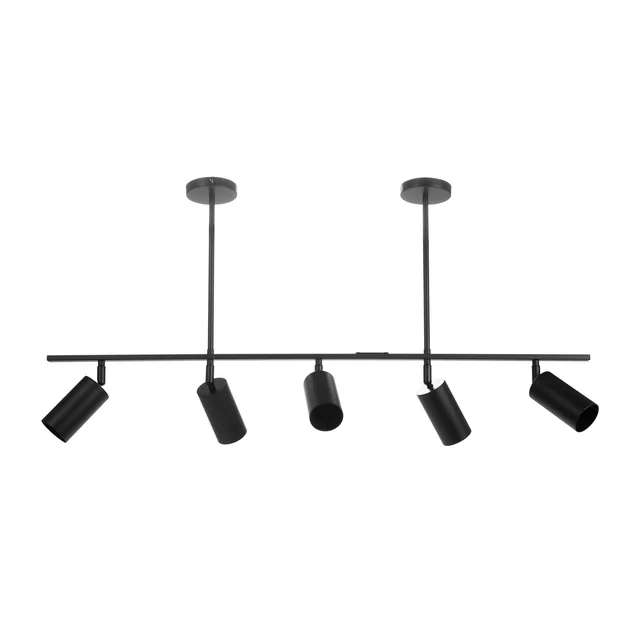 LAMPADA A SOSPENSIONE MODERNA LOFT IN METALLO APP611-5C Nero