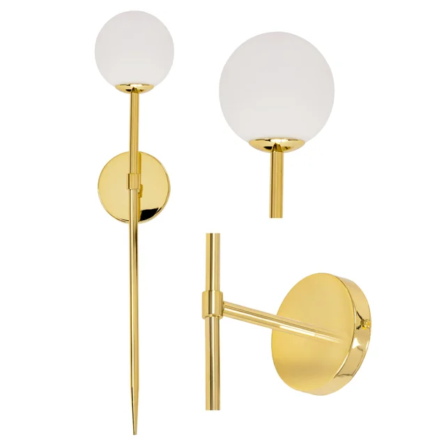 LAMPADA DA PARETE 75cm APP580-1W ORO