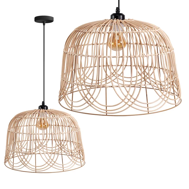 LAMPADA DA SOFFITTO NATURALE BOHO APP1351-1CP 30 cm