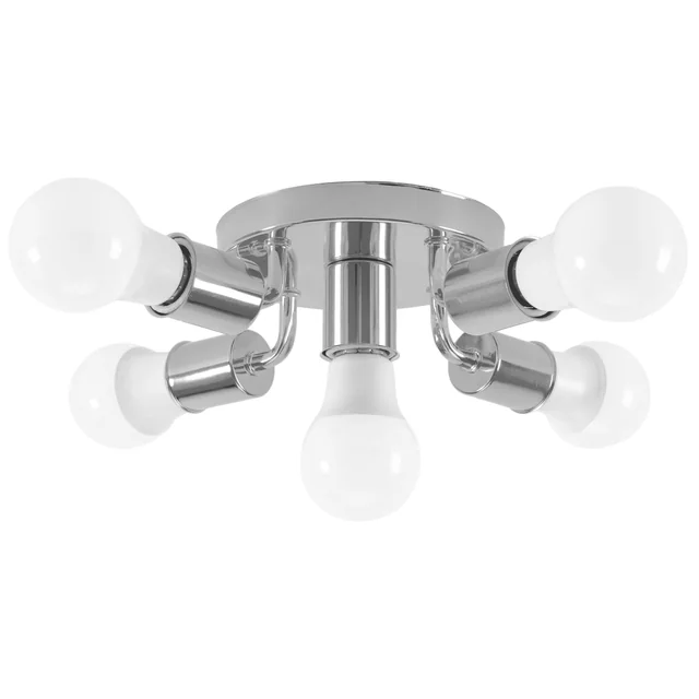 Lampada da Soffitto Riflettore Metallo APP707-5c CROMO