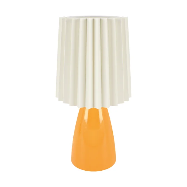 Lampada da tavolo MALMA E14 ARANCIO