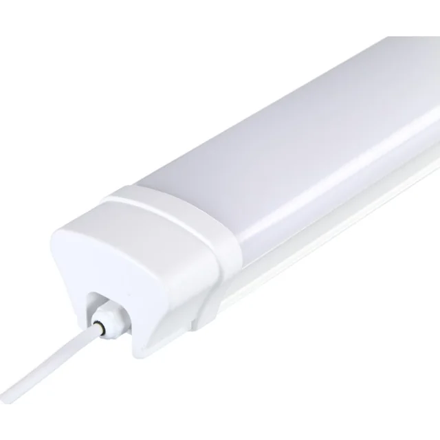 Lâmpada industrial LED LINEA 80W=160W 1250mm IP65 7200lm luz natural 4000K IK08