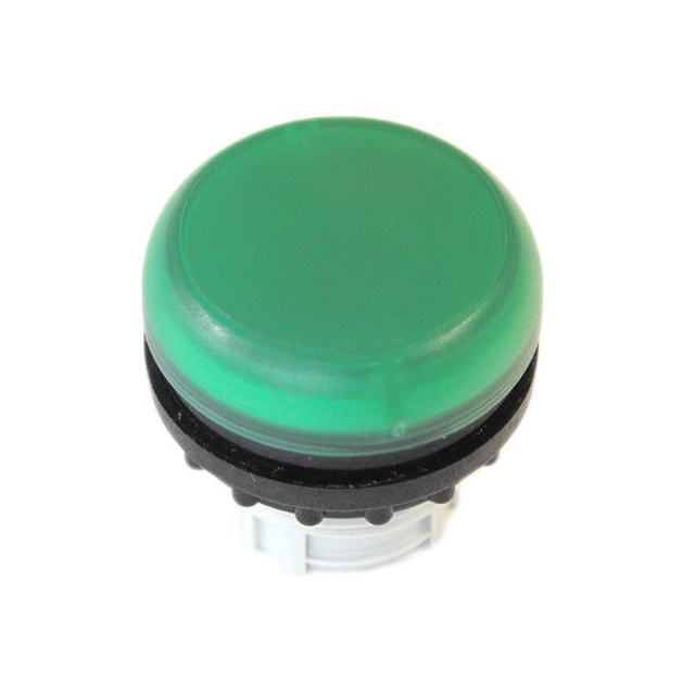 lampada M22-L-G testa verde piatta